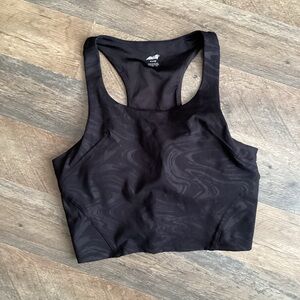 Avia Black Athletic Crop Top